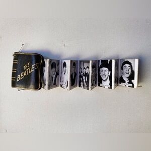 Rare 1960’s Beatlemania Leather Picture Book Pendant Made In England